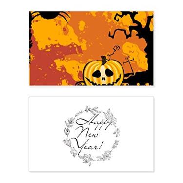 Imagem de Ghost Fear Halloween Abóbora Ano Novo Festival Cartão Bless Mensagem Presente