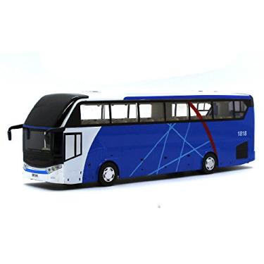Imagem de Ônibus Turismo com Luz e Som 1/32 Infantil California Toys Azul