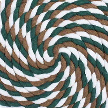 Imagem de Corda de algodão trançado natural West Coast Paracord – Corda artesanal – Corda tripla super macia e forte para esportes, decoração, artesanato, macramê, uso interno (1,27 cm x 320 m, camuflagem de pavimento)