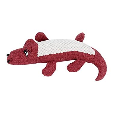Imagem de 01 Brinquedo para cachorro vocal seguro para casa para filhotes (vermelho)