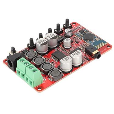 Imagem de Placa Amplificadora de Potência Bluetooth, Placa Amplificadora de Som Bluetooth Otimize o Layout do Circuito TDA7492P PCB para Alto-falantes Sem Fio DIY (Amplificador de Potência Bluetooth Único)