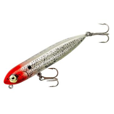 Imagem de Heddon Isca de pesca Zara Spook Topwater - Isca lendária para passear com o cão, peludo vermelho com acabamento G, filhote de cachorro Zara (1/113.4 g) (X9225G28), 7,5 cm, 1/113.4 g