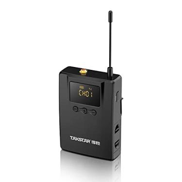Imagem de Receptor de monitor intra-auricular sem fio TAKSTAR UHF para WPM-300, monitor bodypack sem fio com fone de ouvido, somente receptor de monitoramento