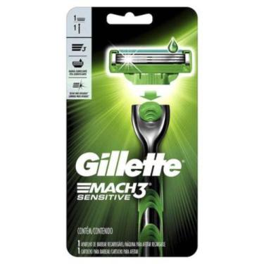 Imagem de Gillette Mach3 Sensitive Aparelho De Barbear C/1