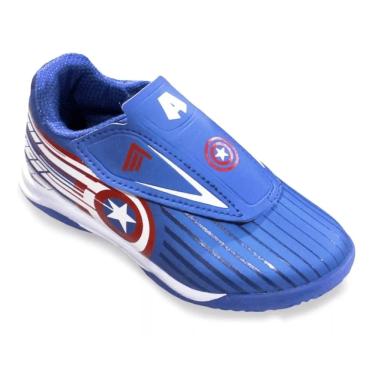 Imagem de Chuteira Futsal Marvel Dray Capitão America Infantil