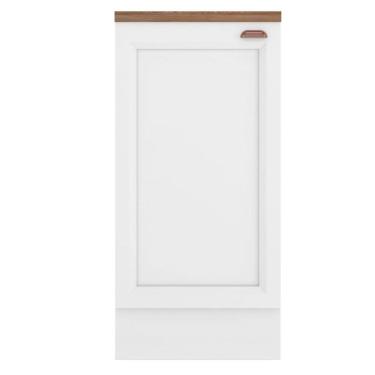 Imagem de Balcão com Tampo 41 cm 1 Porta Unna Poliman Móveis