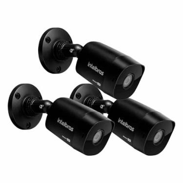 Imagem de Kit 3 Câmeras Intelbras Vhd 1230 B Full Hd 1080p Bullet Black G7 Visão Noturna 30m Ip67