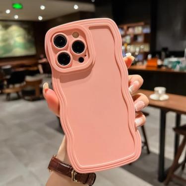 Imagem de Capa de telefone de silicone sólido para Xiaomi Mi 13 12S 12T 12 11 10 10i 12X 11X 10T 9T 11i 9 Lite Pro Ultra SE Curly Wave Capa traseira, rosa, para Mi 11X Pro