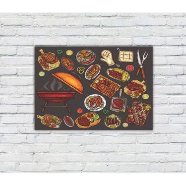 Imagem de Placa Decorativa MDF Cantinho do Churrasco 38
