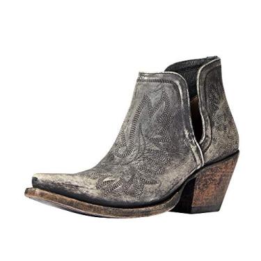 Imagem de ARIAT Bota feminina Dixon Western, Naturalmente envelhecido, preto, 6.5