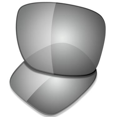 Imagem de SAUCER Lentes de substituição premium para óculos de sol Oakley Holbrook OO9102 de alta definição – Eclipse Titanium Photochromic
