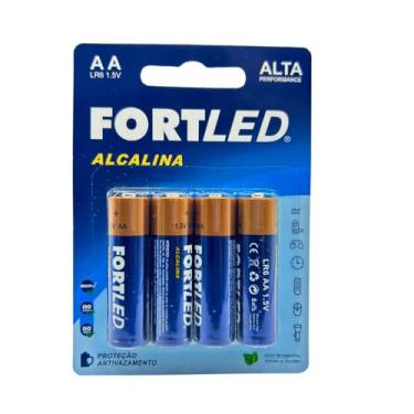 Imagem de Pilha Alcalina AA 4 unidades Fortled