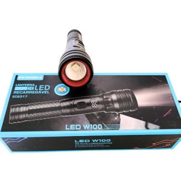 Imagem de Lanterna led w100 Ecooda 10.000 lumens com foco ajustável