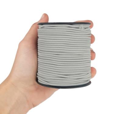 Imagem de Elástico Roliço Colorido - 2,2mm - 50 Metros- Cor Cinza- 300 Nybc