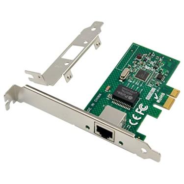 Imagem de Placa de rede PCIe Gigabit Adaptador Ethernet PCI Express 1000M com placa de rede LAN Intel I210AT para suporte PXE para Windows/Windows Server/Linux (design de proteção Lightning) (ST729)