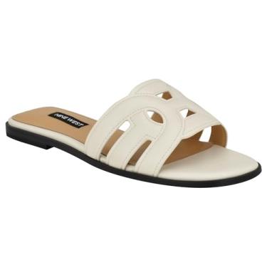 Imagem de Nine West Sandália Geena Feminina, Branco 140, 6