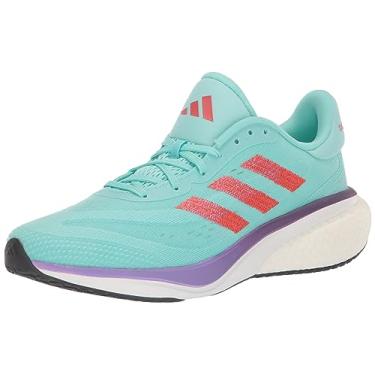 Imagem de adidas Tênis masculino Supernova 3, Flash Aqua/vermelho brilhante/preto central, 39
