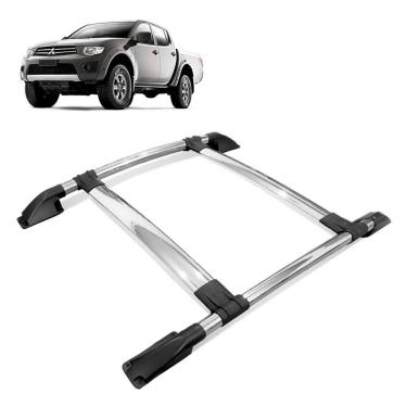 Imagem de Rack De Teto Bagageiro L200 Triton 2008 a 2016 Tubolar Cromado