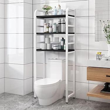 Imagem de Prateleira de banheiro sobre vaso sanitário, prateleiras para banheiro sobre vaso sanitário, prateleira de armazenamento de banheiro sobre vaso sanitário, para banheiro, lavanderia, banheiro