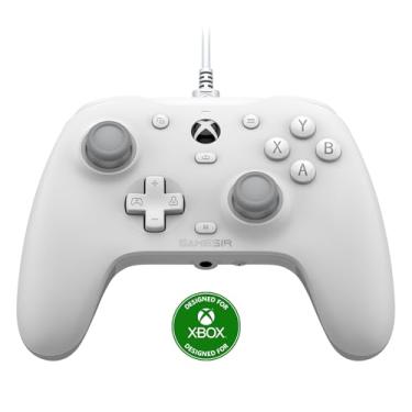 Imagem de GameSir Controle Xbox G7 HE com fio, oficialmente licenciado para Xbox Series X|S, Xbox One, Windows 10|11, PC, controle de videogame com bastões de efeito Hall (branco)