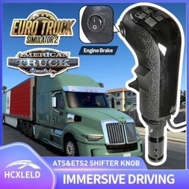 Imagem de HCXLELD USB Shifter Knob for ATS & ETS2 PC For Logitech G29 G920 G923 Driving Force Shifter Thrustmaster Th8a Th8s Fanatec SQ PXN A7 and other DIY shifter