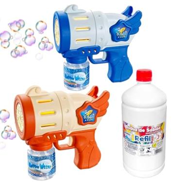 Imagem de Generic - Pistola faz Bolinhas Sabão Automática Lançador Turbo Bolhas