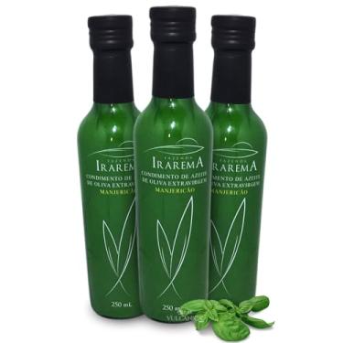 Imagem de Azeite De Manjericão Fazenda Irarema 250ml x 3 Un. - Extra Virgem Prensado a Frio