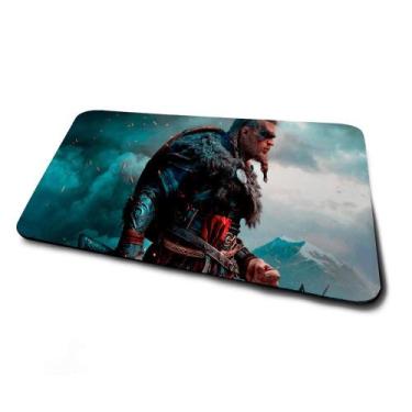 Imagem de Mouse Pad Gamer Assassins Creed Valhalla Protagonista - Império da Imp