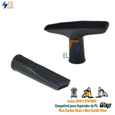 Imagem de Kit Bico Fresta 15cm e Bico Estofado 32mm Aspiradores de Pó Wap Divers