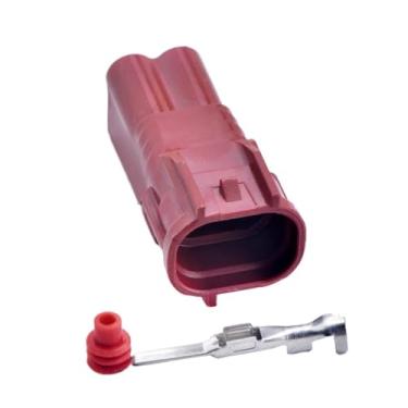 Imagem de Conector da válvula de entrada de 2 pinos, se/nsor/s de pressão de ar condicionado, plugue do se/nsor/s de temperatura 6189-0033 MT-090-2-special2R-F(Male with Pin)