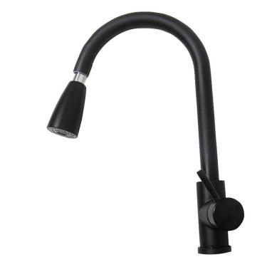 Imagem de Torneira Goumet Pull Down Monocomando Misturador Agua Quente Bancada Cozinha
