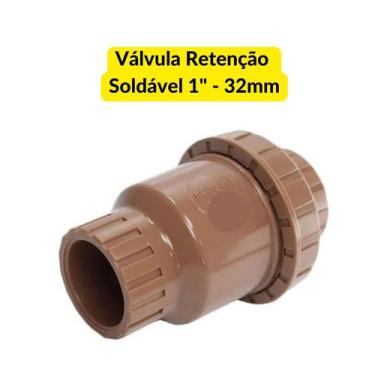 Imagem de Válvula De Retenção/Pé com Crivo (Roscável ou Soldável) 3/4, 1", 1 1/2