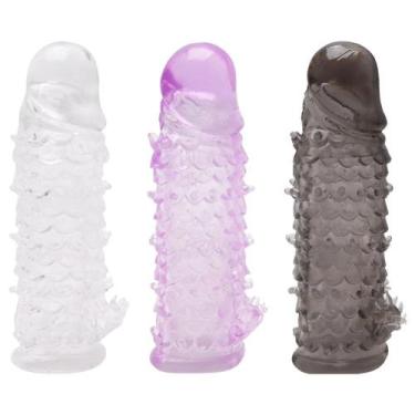 Imagem de Capa Peniana Texturizada Estimuladora 1 Sexy Import, Transparente