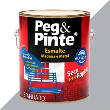 Imagem de Tinta esmalte sintetico eucatex 3600ml platina brilhante peg pinte