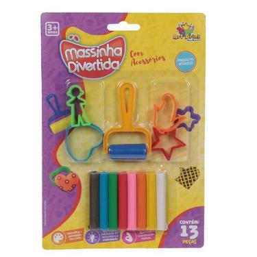 Imagem de Massinha De Modelar Com Acessórios para Modelar Divertido - Candy
