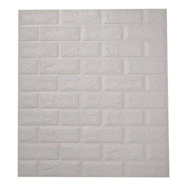 Imagem de Kit 25 Placas 3d Placas Adesiva Revestimento Tijolinho De Parede
