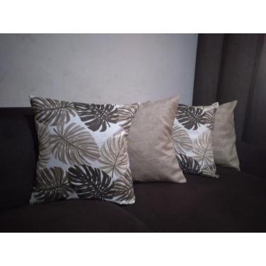 Imagem de Kit 4 Capas Almofadas Lindas Decorativas Sala Sofá C/ Ziper - Enxovais