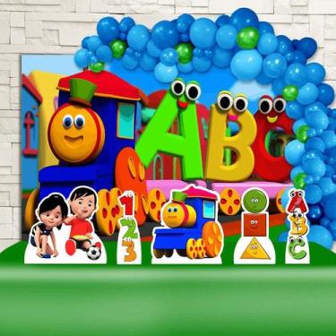 Imagem de Kit Festa Ouro BOB o Trem -  IMPAKTO VISUAL