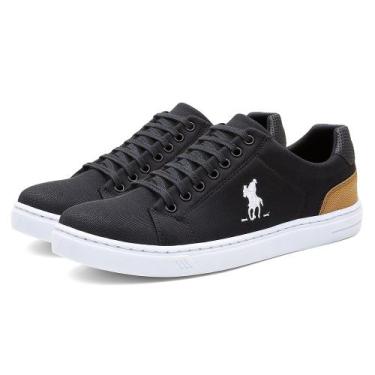 Imagem de Sapatênis Casual Basico Ec Shoes Detalhado com Cadarço e Sola Reta Cos