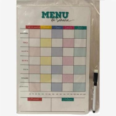 Imagem de Imã Lousa Magnética Planner Quadro Porta Recados - Fwb, 3