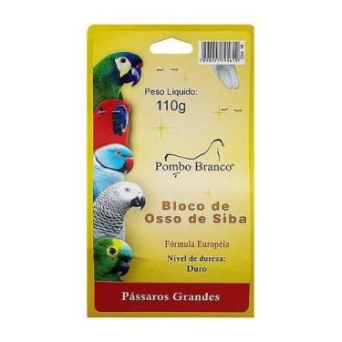 Imagem de Bloco Pombo Branco Pássaros Osso Siba - Tamanho G