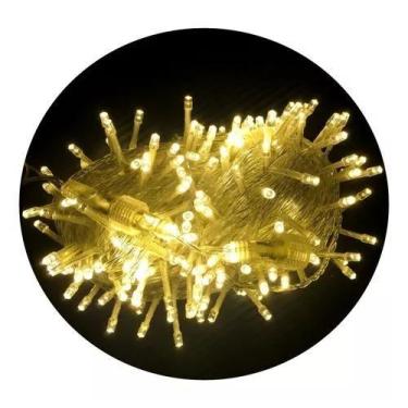 Imagem de Cordão Pisca Pisca Led De Natal 100 Lâmpadas Coloridas Cor Das Luzes b