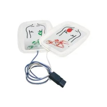 Imagem de Eletrodo de Choque Adesivo Conector Para uso no Desfibrilador Adulto e