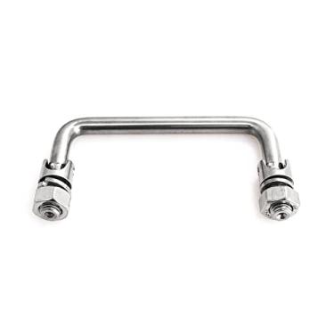 Imagem de Puxador heyous Aço Inoxidável Alça Dobrável em Forma de U Caixa de Ferramentas Dobrável Malas Equipamento Caixa de Distribuição Puxador de Armário Hardware