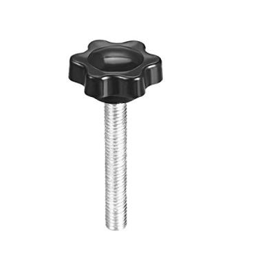Imagem de Puxador de fixação uxcell, puxadores de parafuso, pegadores de mão, botão de estrela, M12 × 10 mm, rosca macho 5 peças, a19030200ux0539, M6x40mm