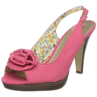Imagem de Madden Girl Sapato feminino aberto Kiira, Tecido coral, 6.5