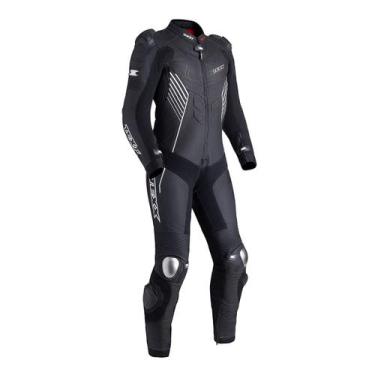 Imagem de Macacao Motociclista Profissional Texx 1 Peca Pista, Cinza, S