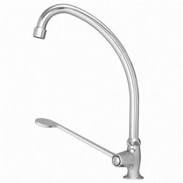 Imagem de Torneira para Cozinha de Mesa Bica Móvel 1174 Globalmedic Meber Metais