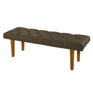 Imagem de Banco Estofado Recamier Banqueta Luxo Quarto Casal Decoração - ArtNoss