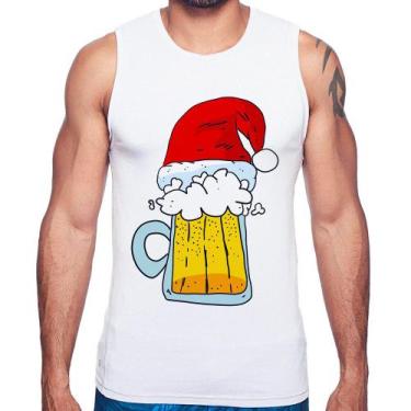 Imagem de Regata Merry Beer - Foca na Moda, Branco, GGG